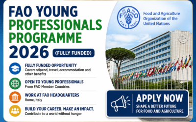 FAO Young Professionals Programme 2026 (Fully Funded)