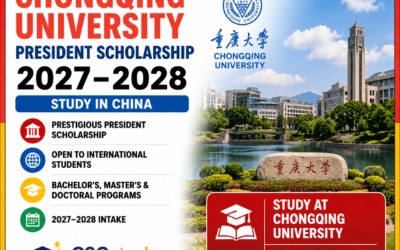 Chongqing University President Scholarship 2027–2028