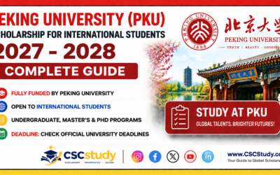 Peking University (PKU) Scholarship for International Students 2027–2028