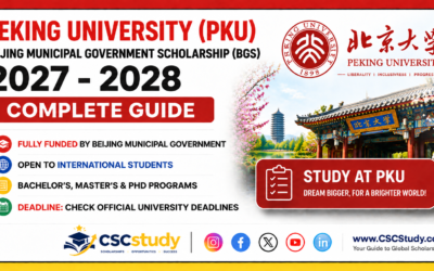 Peking University (PKU) Beijing Municipal Government Scholarship (BGS) 2027–2028
